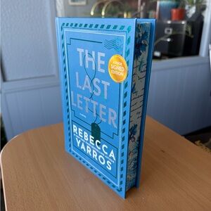 The Last Letter by Rebecca Yarros Signed Edition with Sprayed Edges